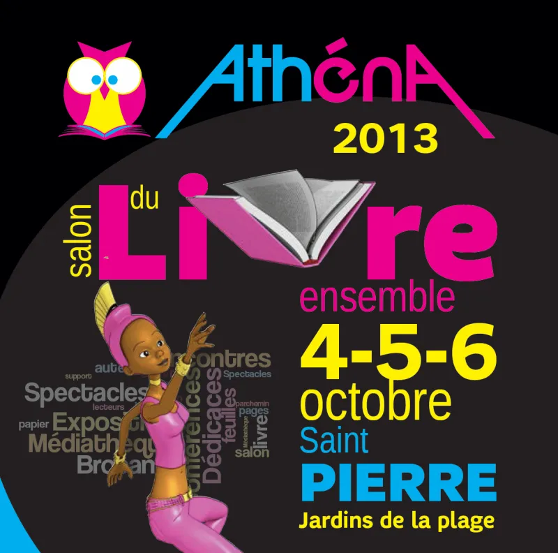 Affiche du salon du livre Athéna