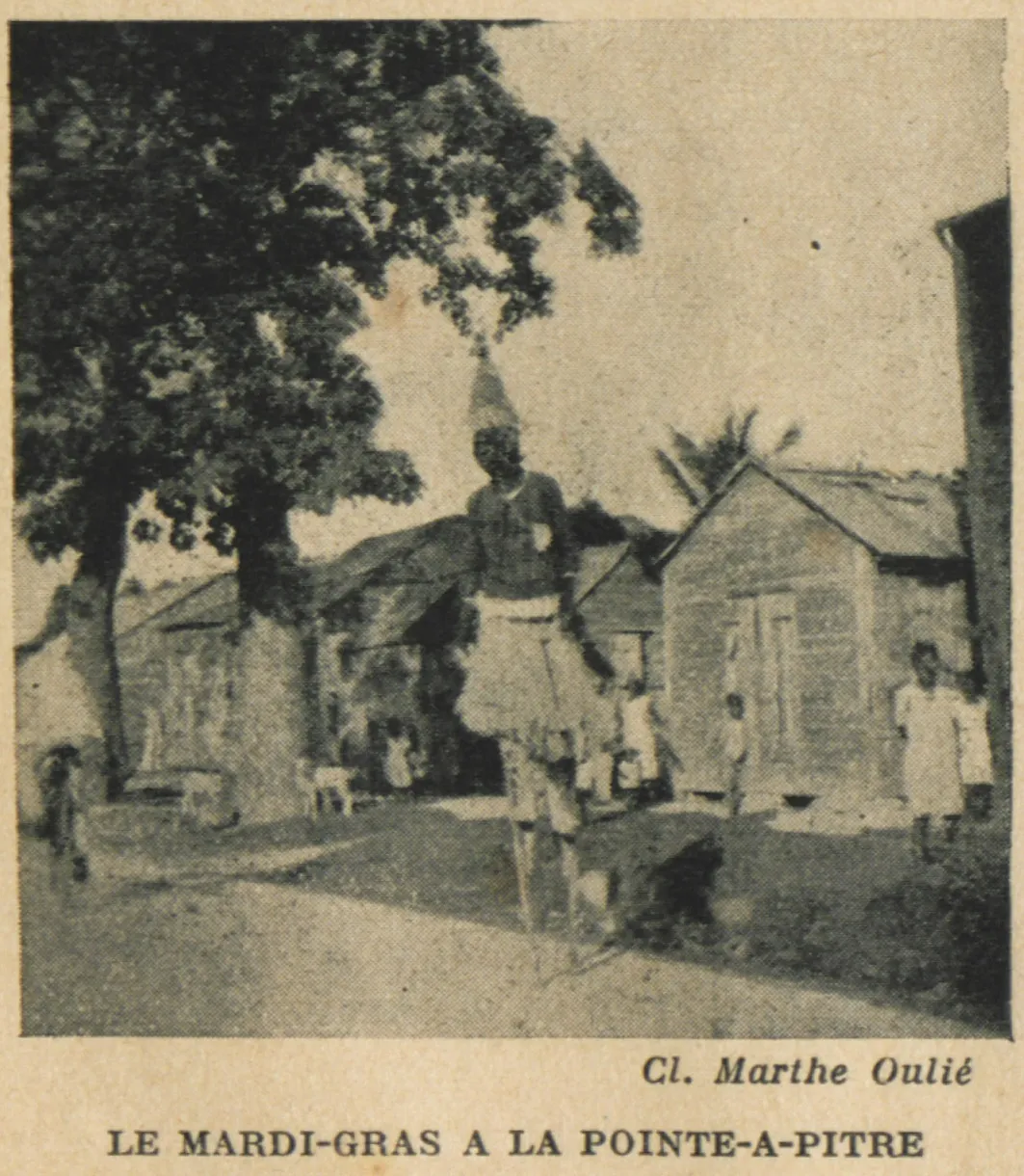 Cliché du carnaval en Guadeloupe