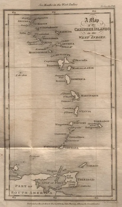 Carte des West Indies