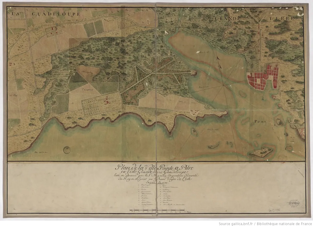 Plan de Pointe-à-Pitre