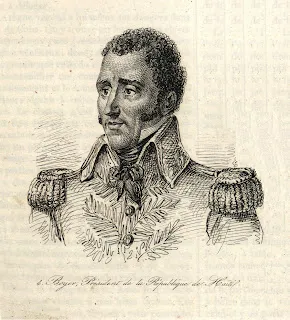 Portrait gravée de Boyer, Président de la République d'Haïti