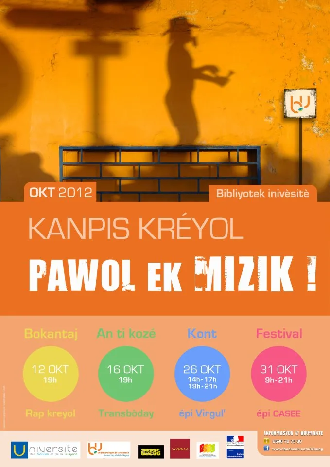 Affiche du kampis kréyol d'octobre 2012