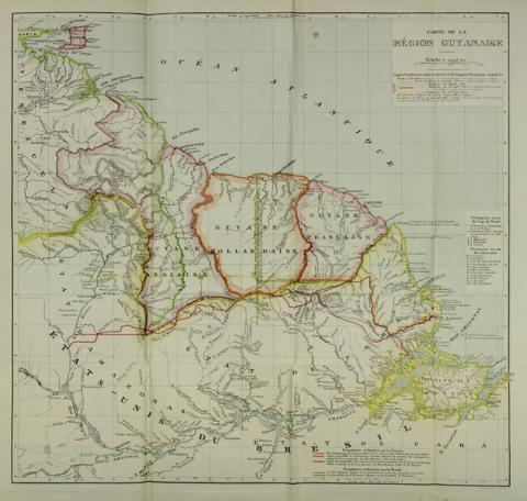 Carte de plateau des Guyanes