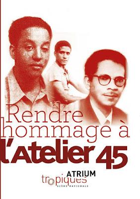 Affiche de l'exposition rendre hommage à l'Atelier 45