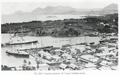 Image : Castries harbor, St. Lucia, looking north