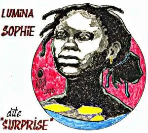Dessin représentant Lumina Sophie tiré de la couverture du livre éponyme de Gilbert Pago