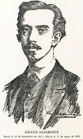 Portrait dessiné d'Ignacio Agramonte,(1841-1873),